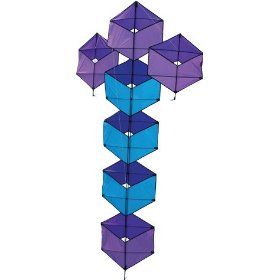 Purple Cube Kite